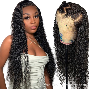 Wholesale cheap curly hd full lace human hair wig vendor,short deep wave brazilian human hair full lace wig for black women